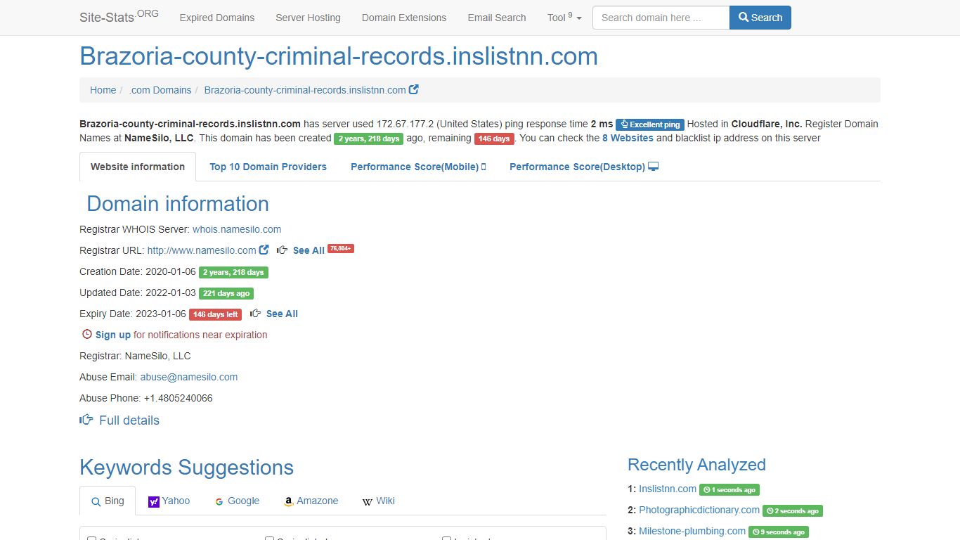Brazoria-county-criminal-records.inslistnn.com | 47 days left